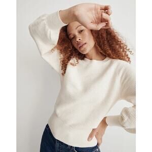Madewell Corbett Balloon-Sleeve Sweater
